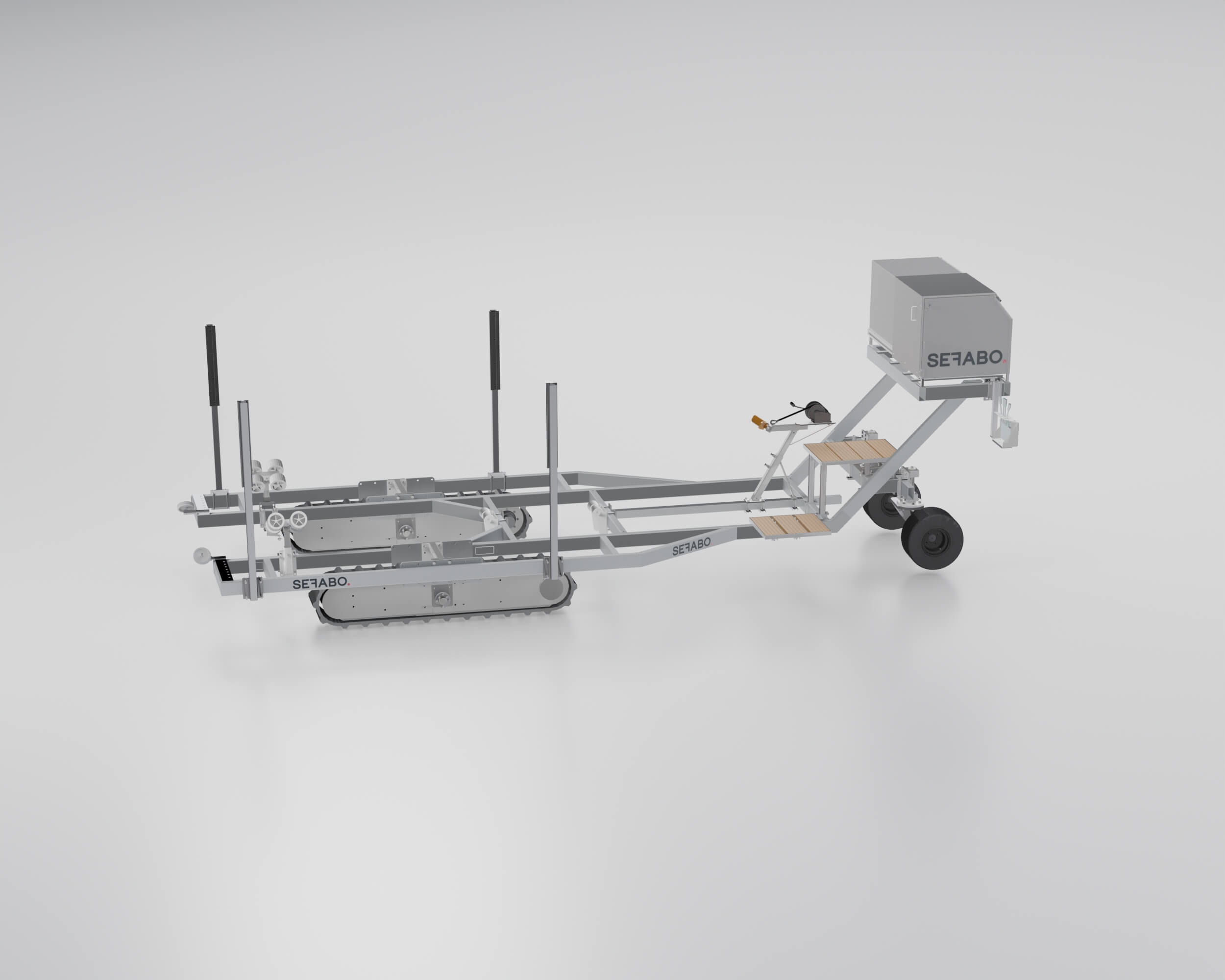 SEFABO boat trailer rendering perspective 26