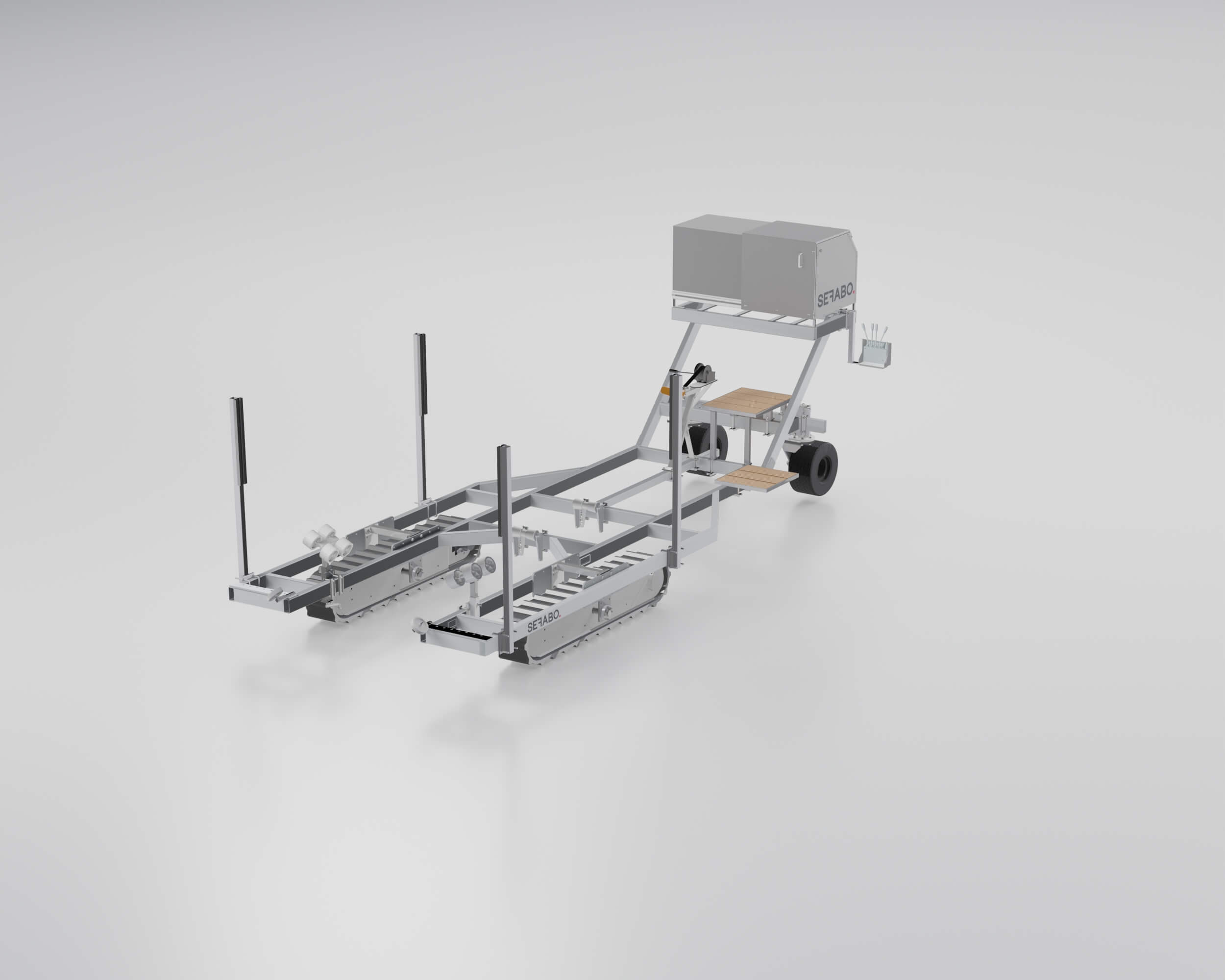 SEFABO boat trailer rendering perspective 27