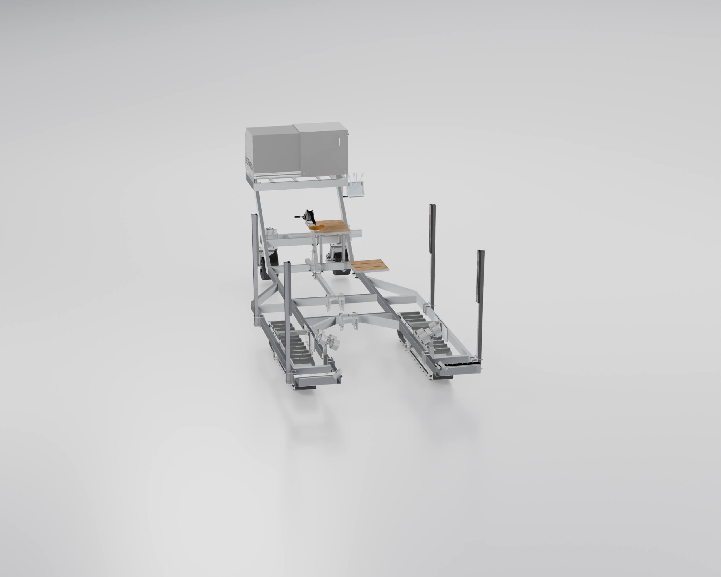 SEFABO boat trailer rendering perspective 28