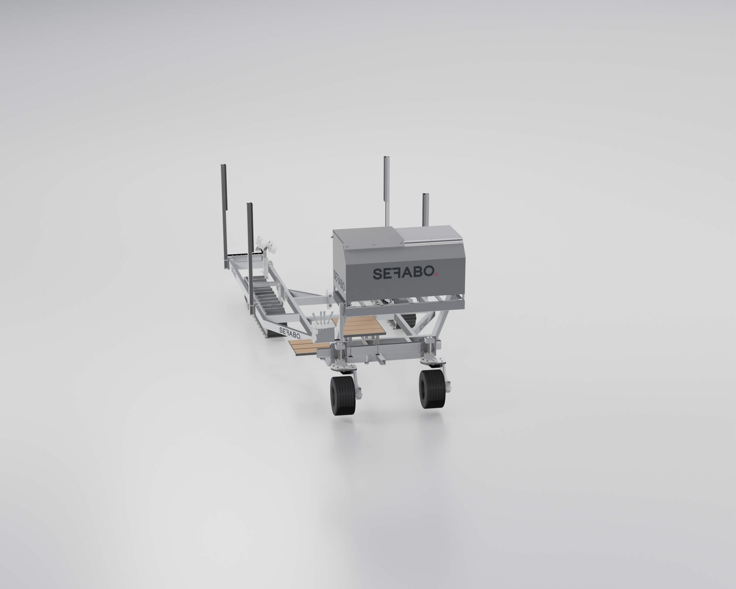 SEFABO boat trailer rendering perspective 32