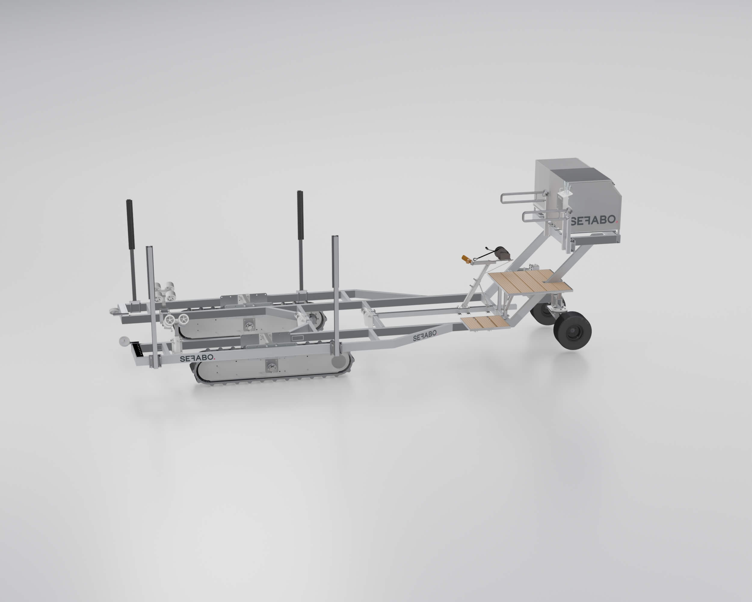 SEFABO boat trailer rendering perspective 18