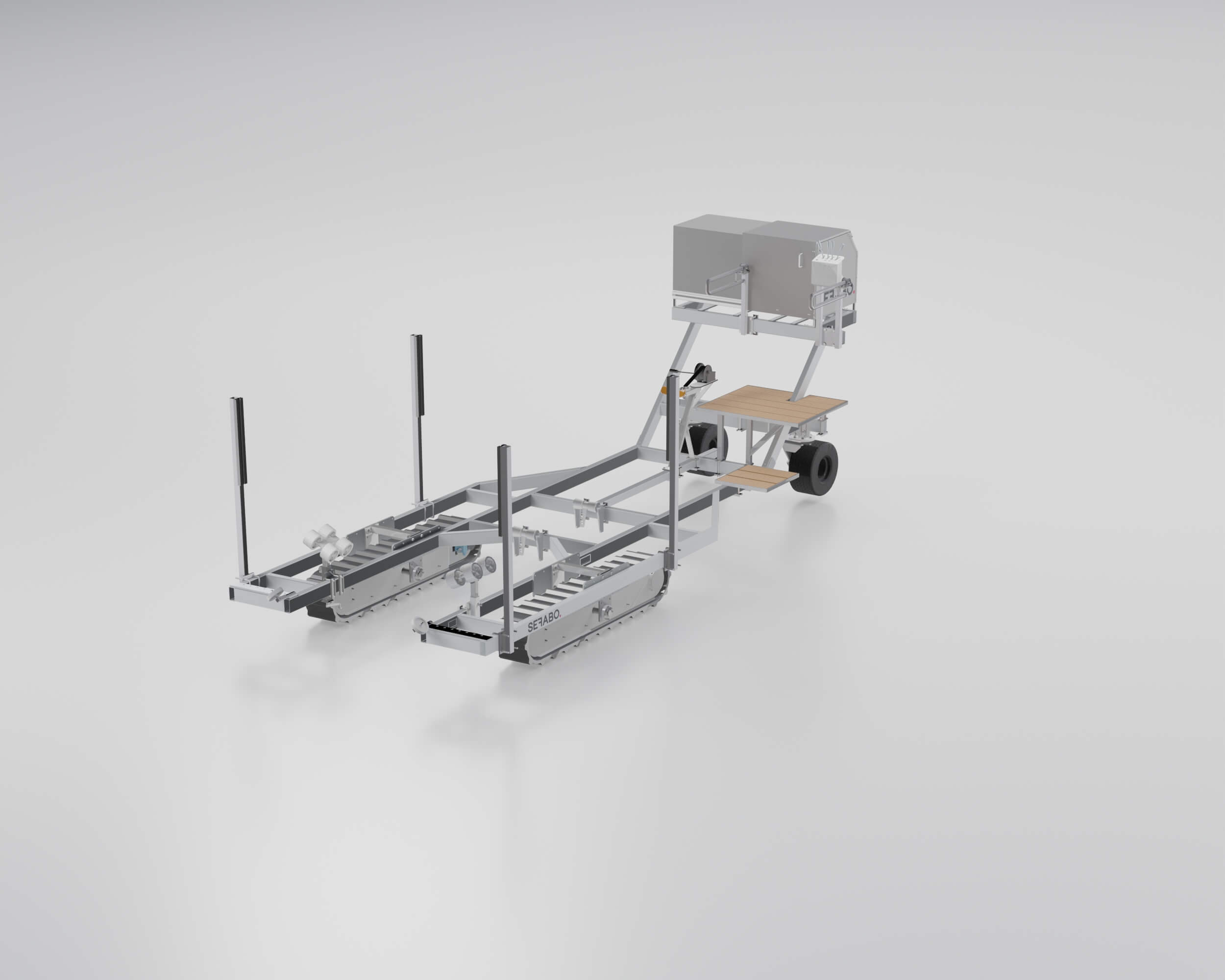 SEFABO boat trailer rendering perspective 19