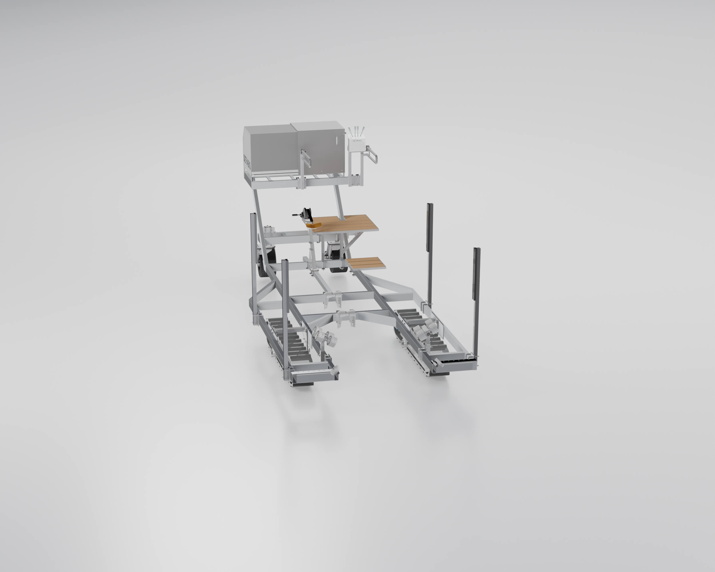 SEFABO boat trailer rendering perspective 20