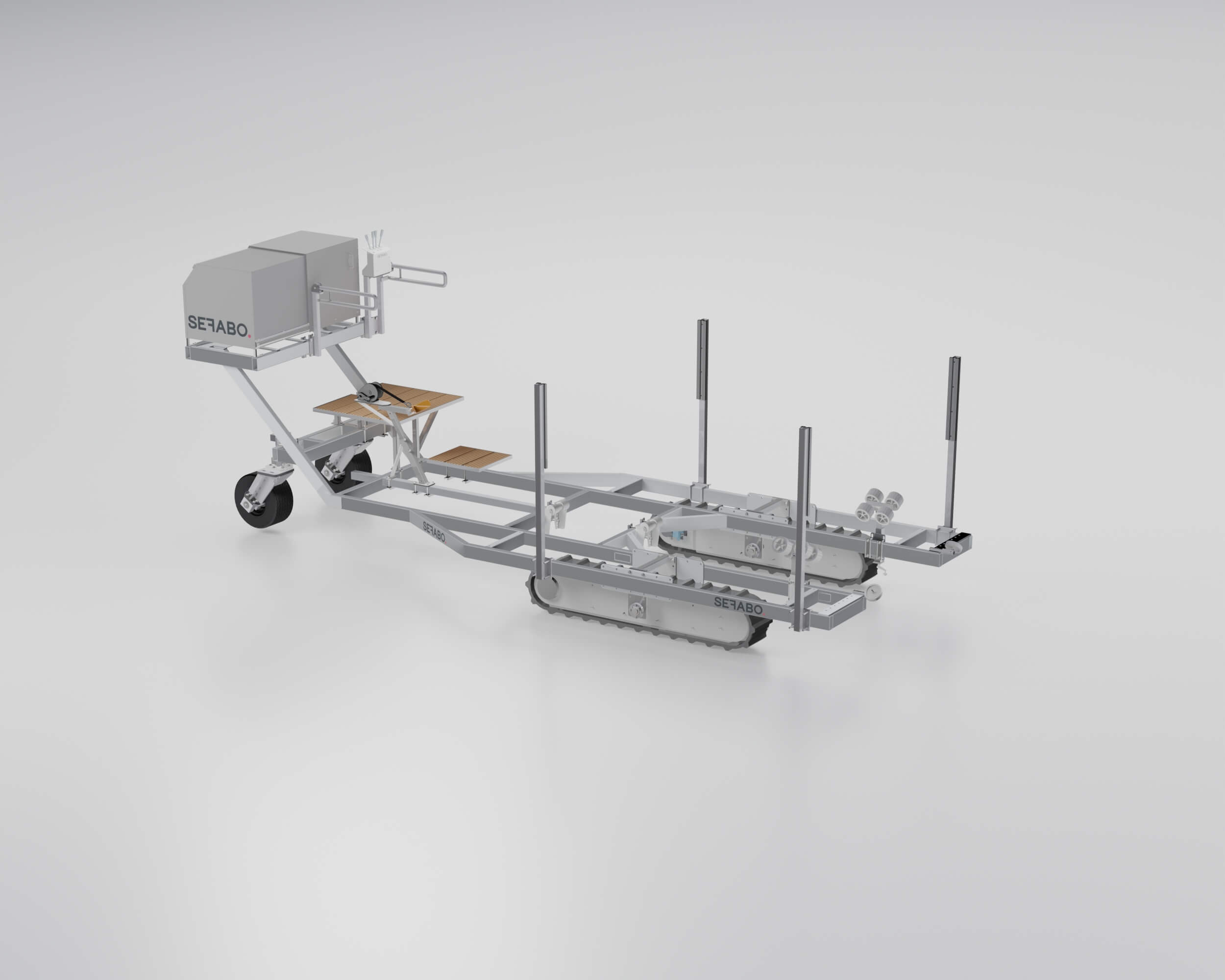 SEFABO boat trailer rendering perspective 21