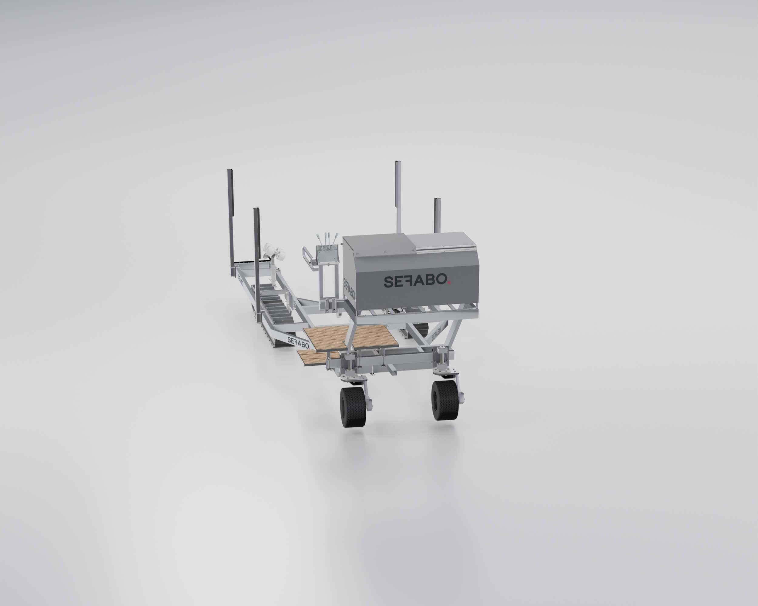 SEFABO boat trailer rendering perspective 24