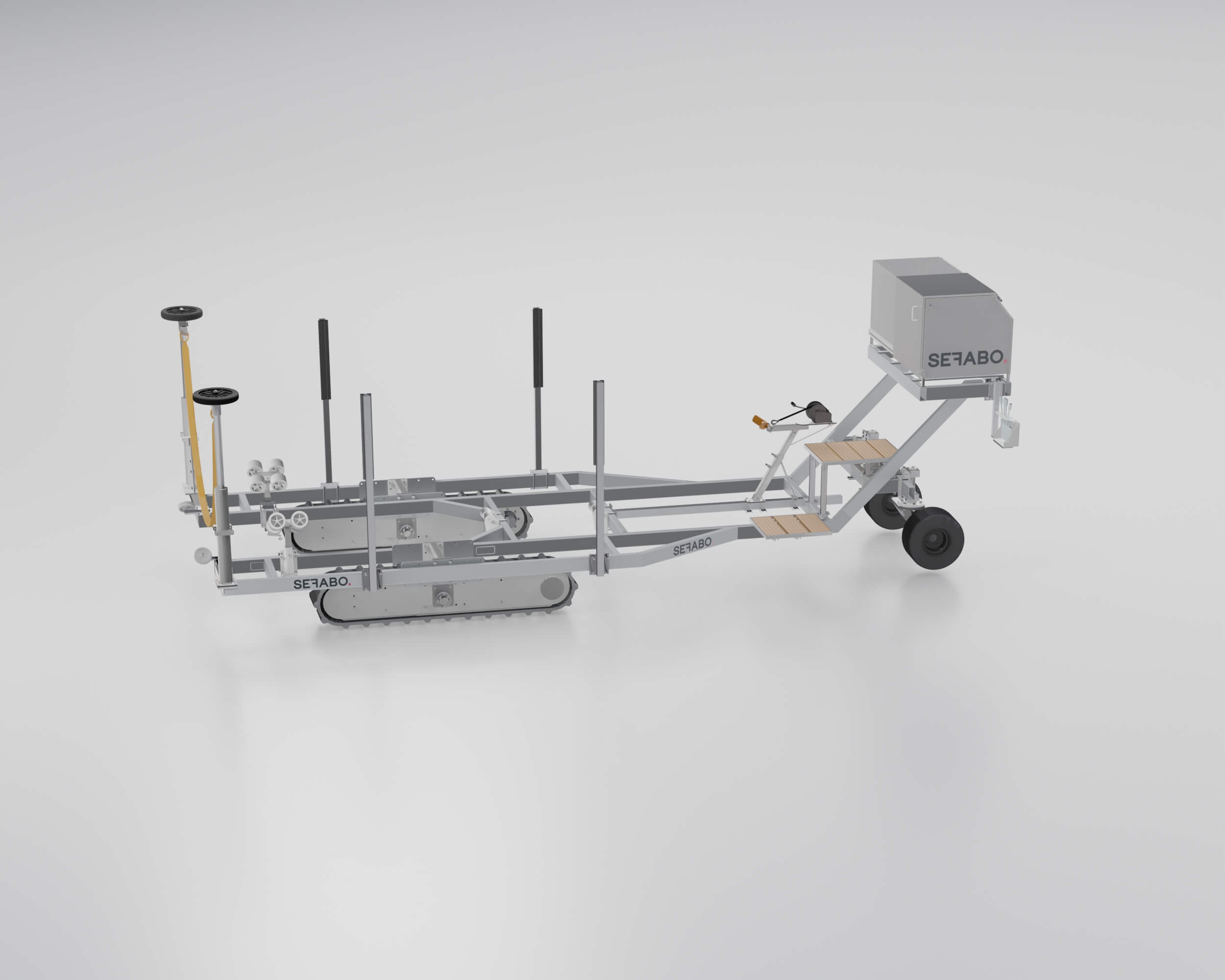 SEFABO boat trailer rendering perspective 10