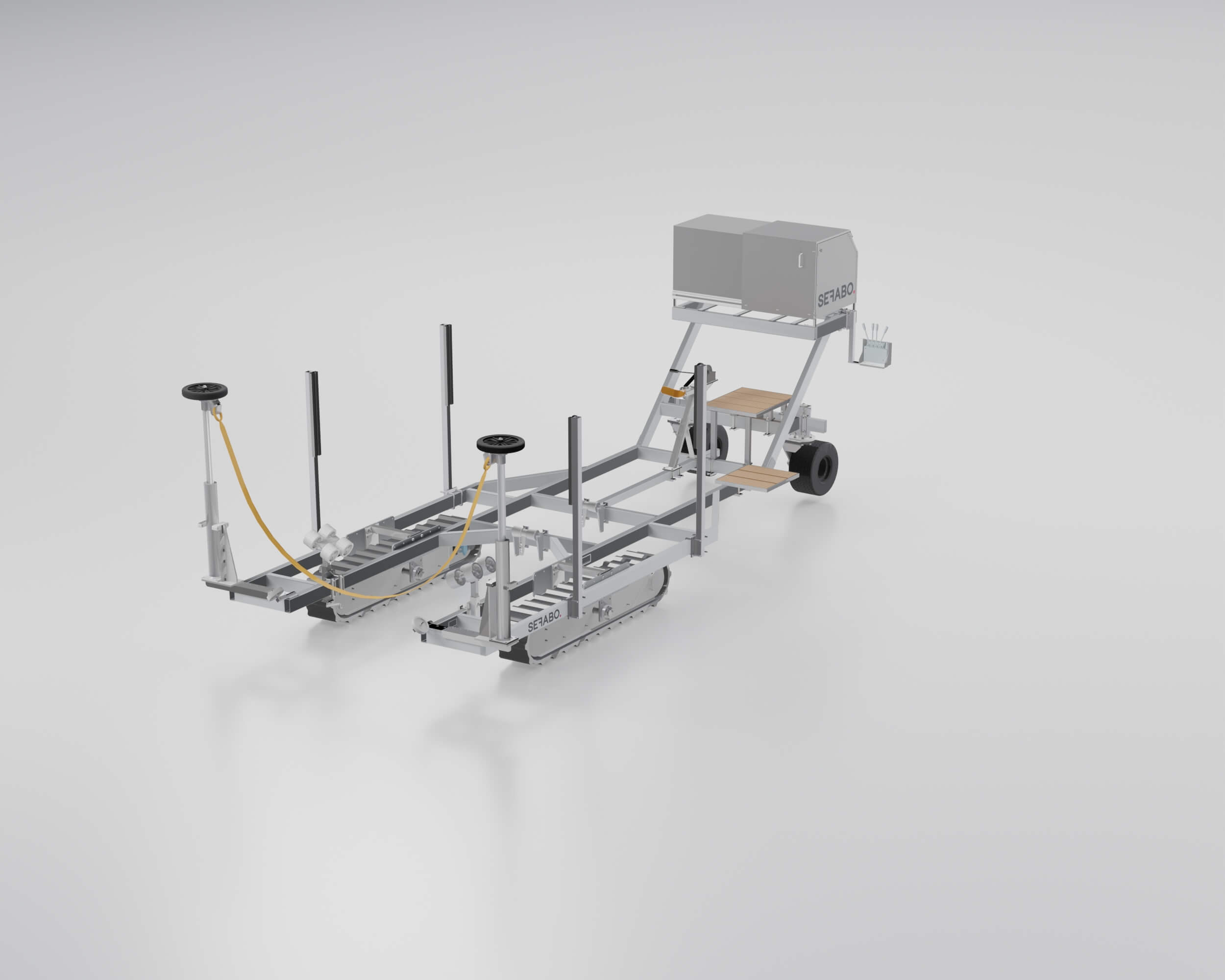 SEFABO boat trailer rendering perspective 11