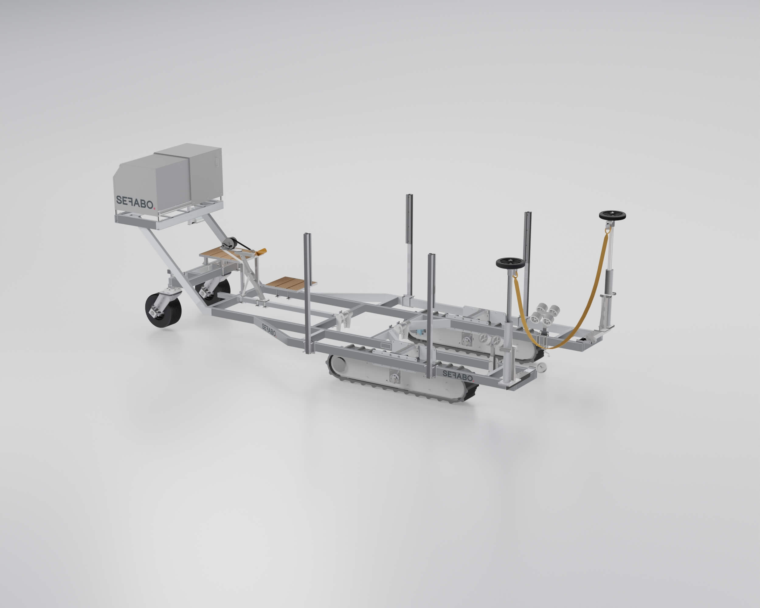 SEFABO boat trailer rendering perspective 13