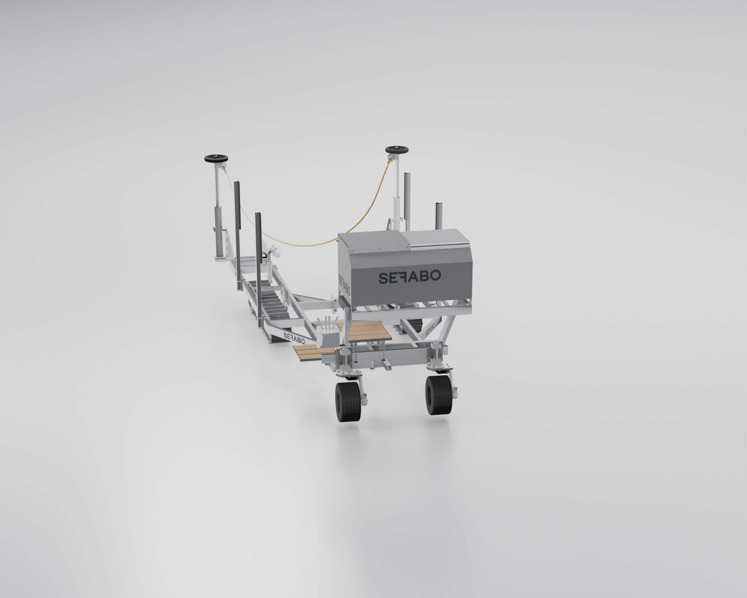 SEFABO boat trailer rendering perspective 16