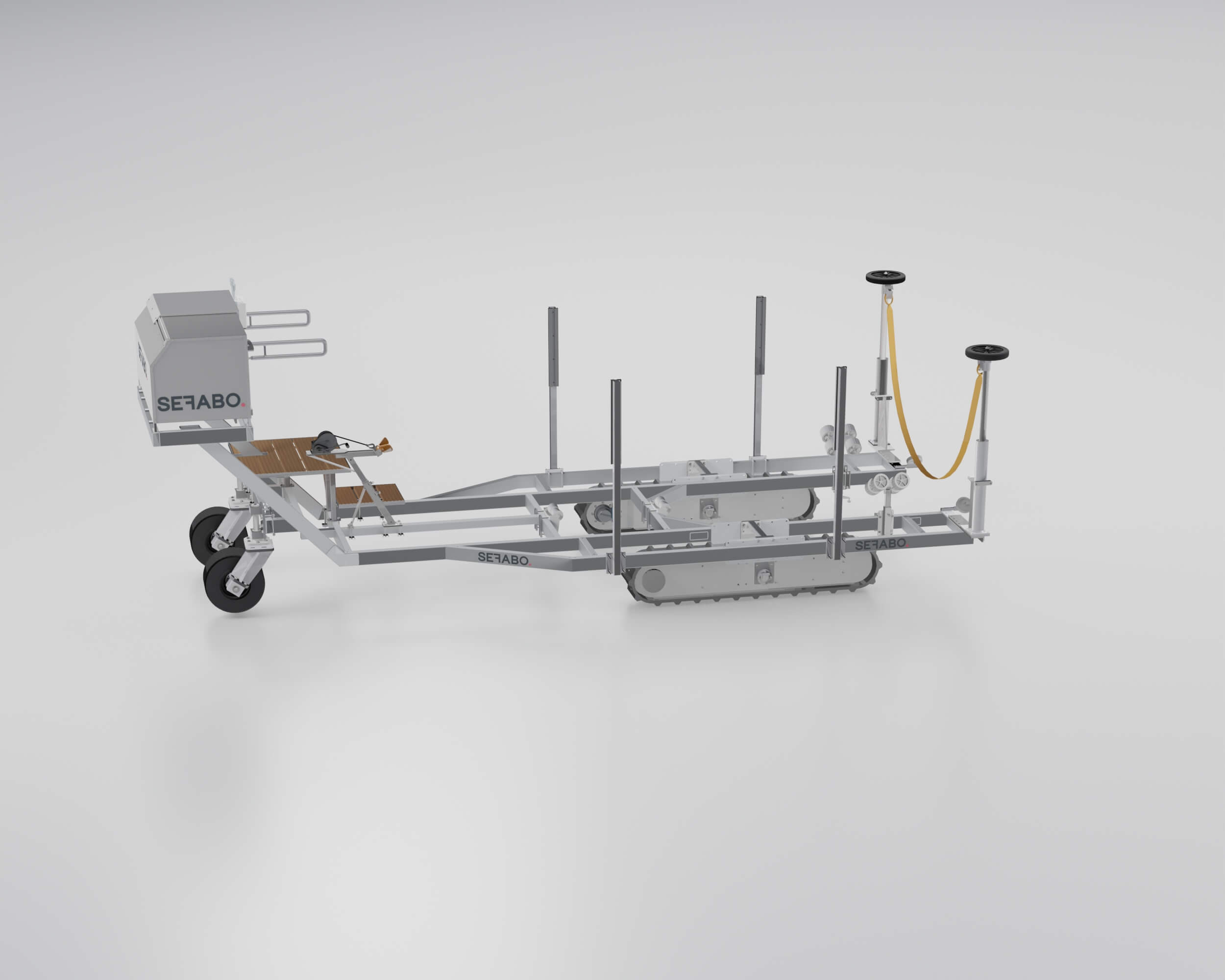 SEFABO boat trailer rendering perspective 6