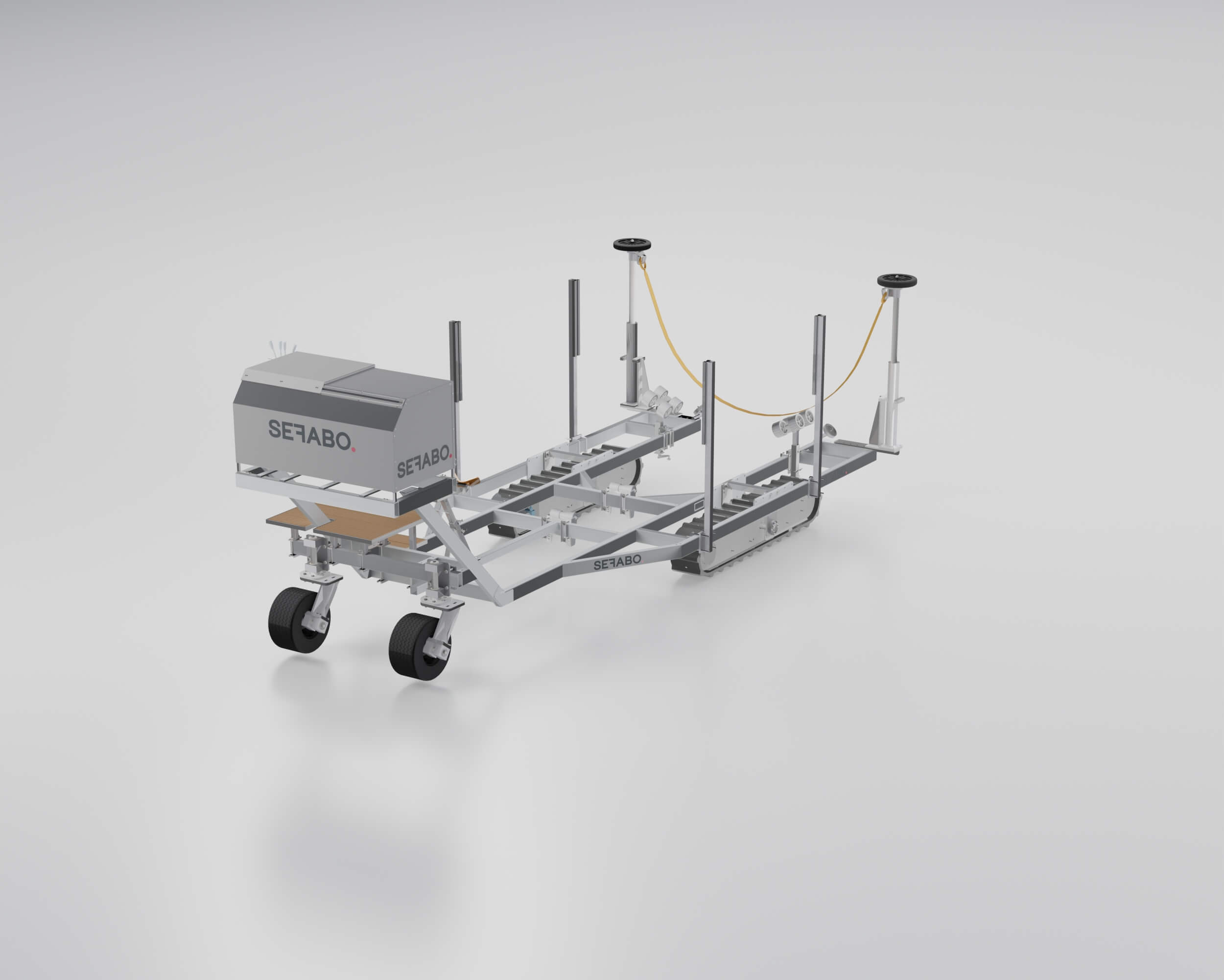 SEFABO boat trailer rendering perspective 7